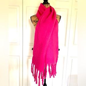 Fringed Blanket Scarf